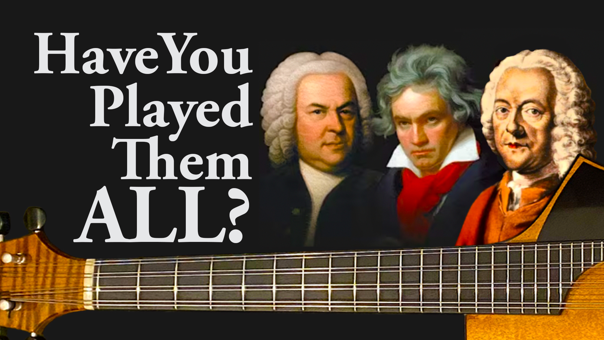 YouTube video page surveying a bunch of easy Classical tunes people can play